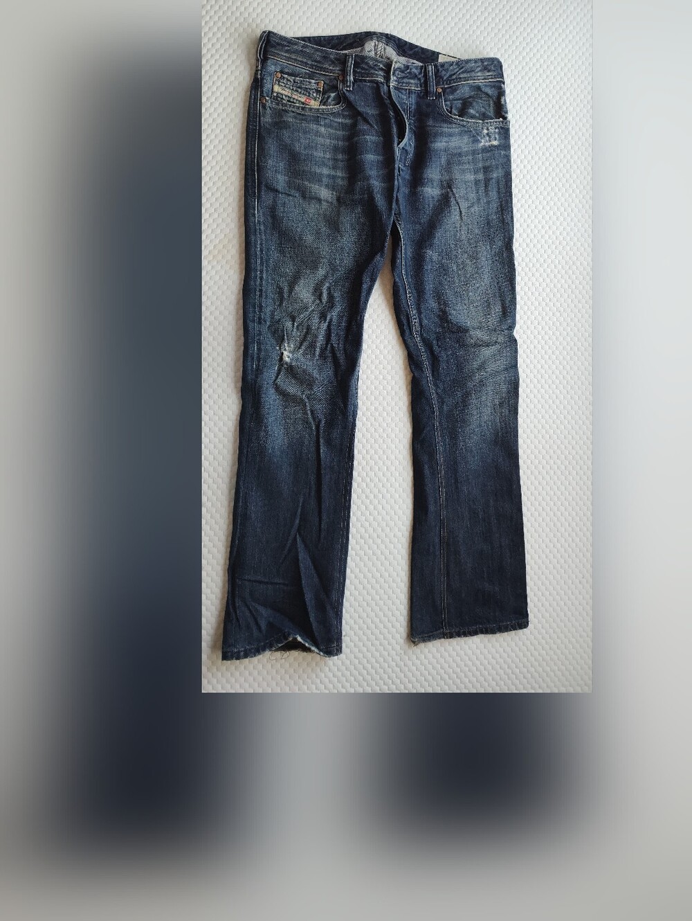 Men's Dark Blue Denim Jeans Diesel Size W32 L30 Zathan